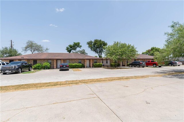 view of ranch-style home