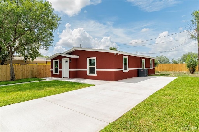 803 W Longoria St, Pharr, TX 78577 - ranch-style house with central AC unit and driveway