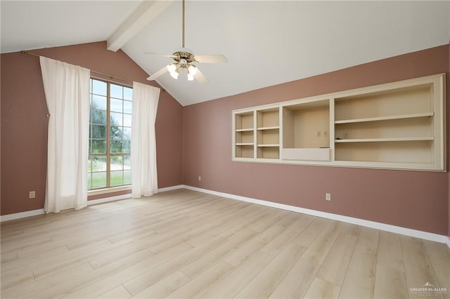 3703 N Glasscock Rd, Palmhurst, TX 78573 - empty room featuring ceiling fan and wood finished floors
