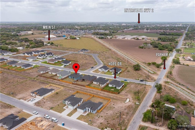 406 Hope Dr, La Feria, TX 78559 - aerial view
