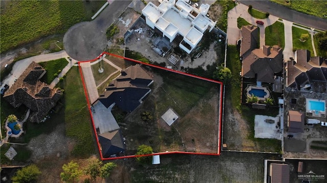 2511 Wisteria St, Rio Grande City, TX 78582 - aerial overview of property's location with property boundaries highlighted