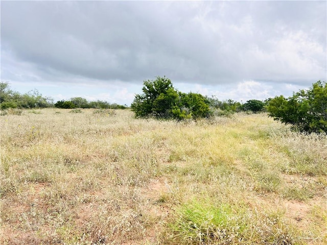 view of landscape featuring a rural view