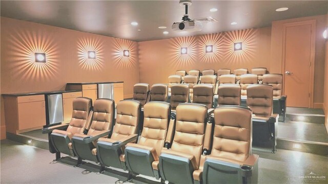 310 Padre Blvd, South Padre Island, TX 78597 - cinema room featuring recessed lighting