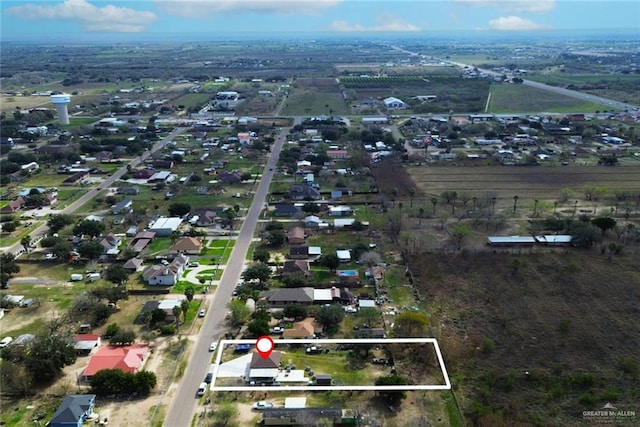 aerial view featuring a residential view