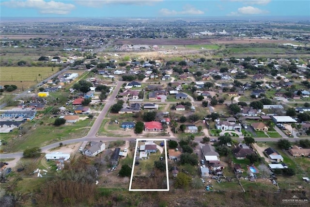 bird's eye view featuring a residential view