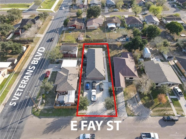 722 E Fay St, Edinburg, TX 78539 - aerial view of residential area
