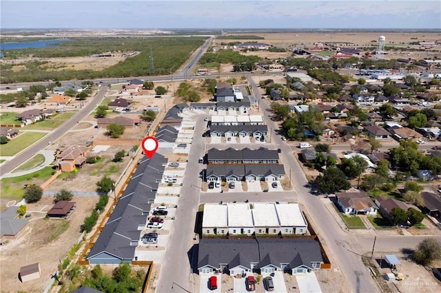 drone / aerial view featuring a residential view