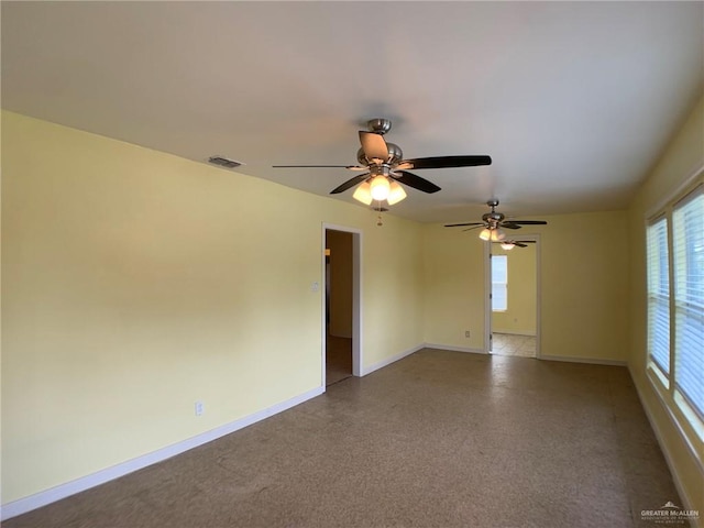 205 W Beck St, Harlingen, TX 78550 - empty room featuring baseboards and ceiling fan