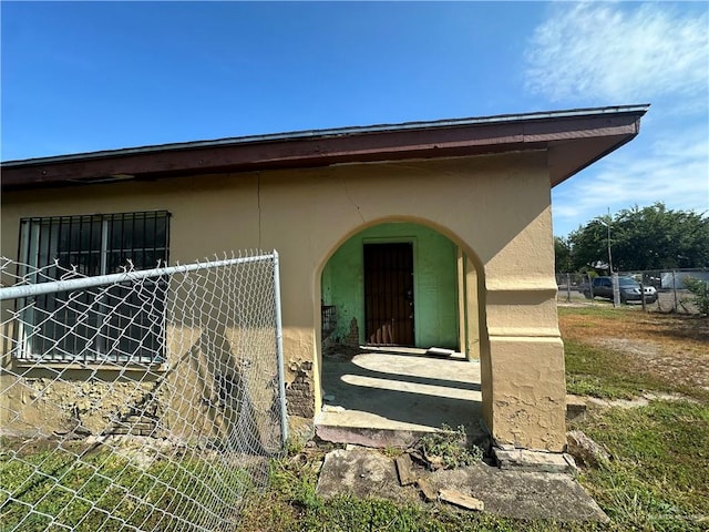 view of side of property