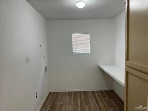 interior space featuring dark hardwood / wood-style floors