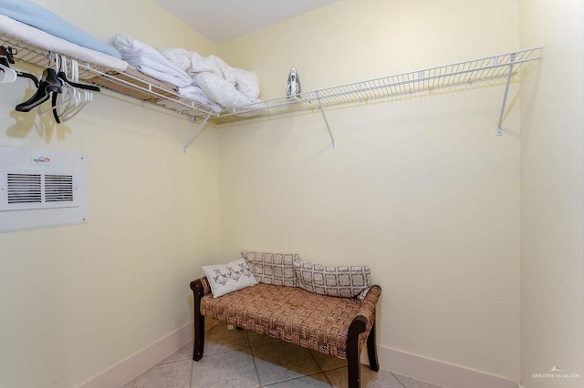 310 Padre Blvd Unit 2306, South Padre Island, TX 78597 - walk in closet featuring tile patterned floors