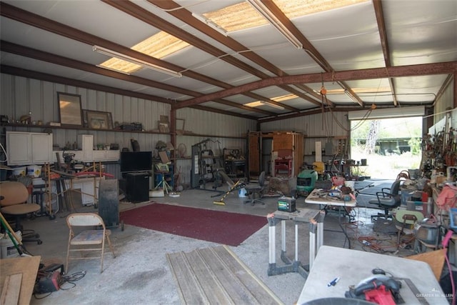 2517 E Mile 4th Rd, Mission, TX 78573 - garage featuring a workshop area
