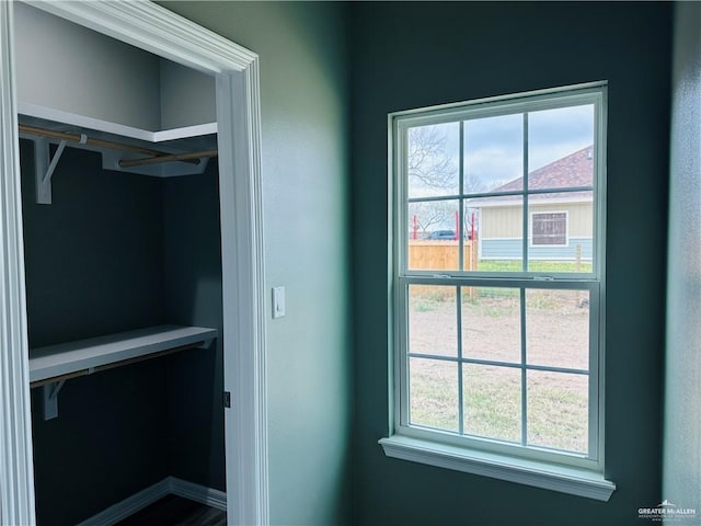 view of doorway to outside