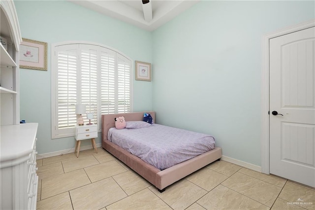 13410 N 36th Ln, Edinburg, TX 78541 - bedroom featuring baseboards and ceiling fan
