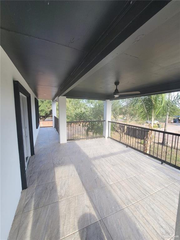 view of patio with covered porch