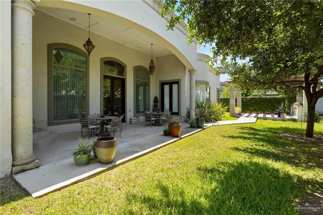 1807 Pecos St, Mission, TX 78572 - view of patio featuring french doors
