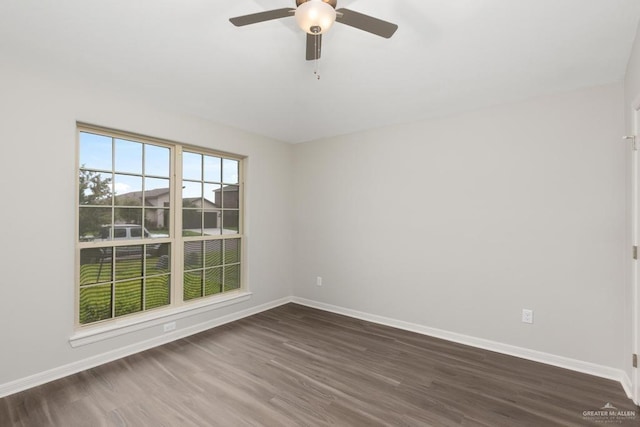 14222 Chalk Ridge Dr, Mcallen, TX 78504 - unfurnished room featuring dark wood finished floors and baseboards