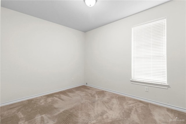 empty room with light carpet