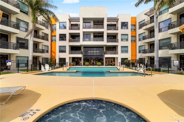 813 Travis St Unit 214, Mission, TX 78572 - community pool with fence