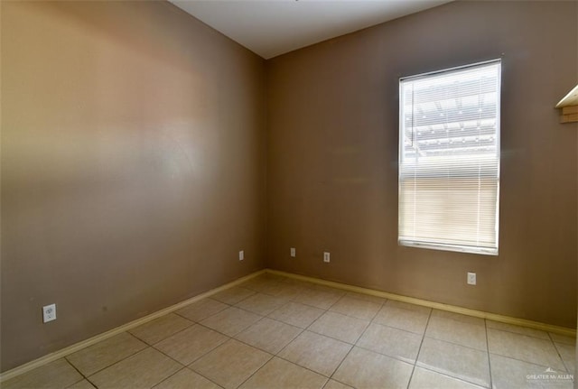 view of tiled empty room