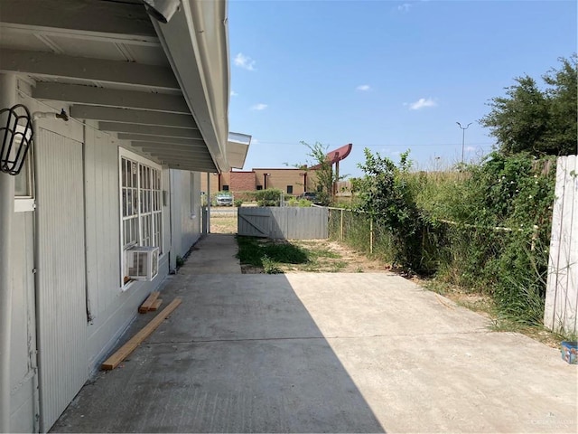 view of patio / terrace with cooling unit