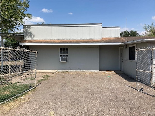 view of rear view of property