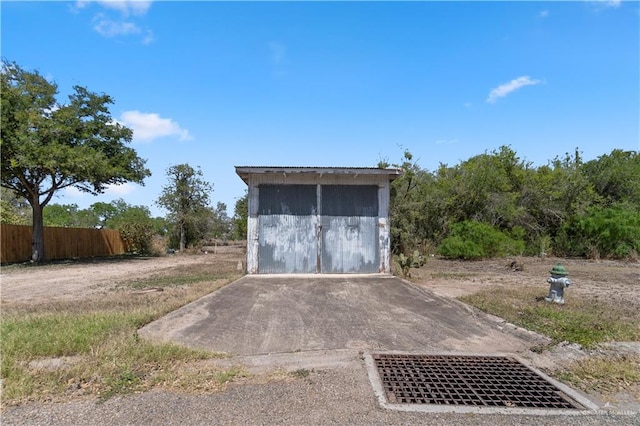 615 Iowa St, Mercedes, TX 78570 - view of shed with fence