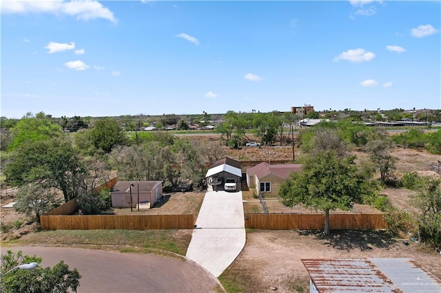 615 Iowa St, Mercedes, TX 78570 - view of yard featuring a fenced front yard