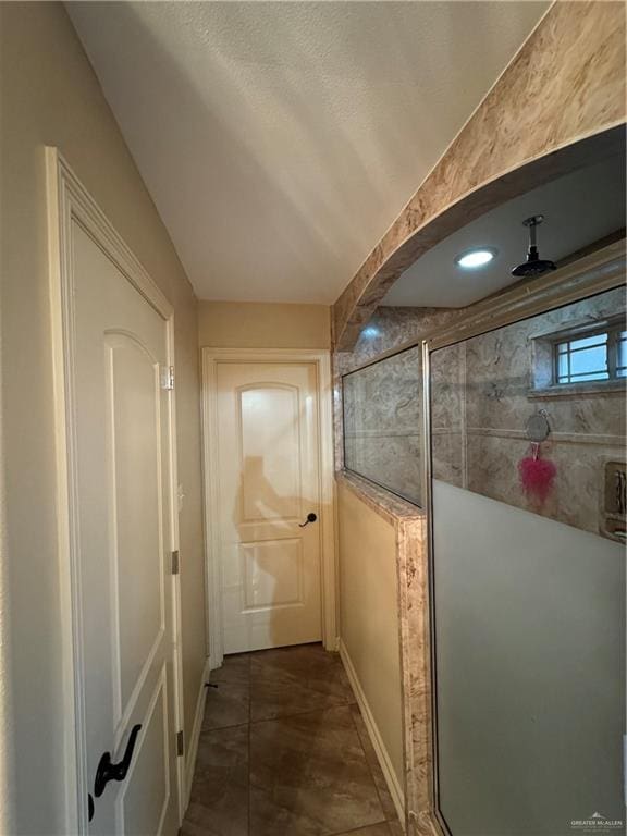 hallway with baseboards