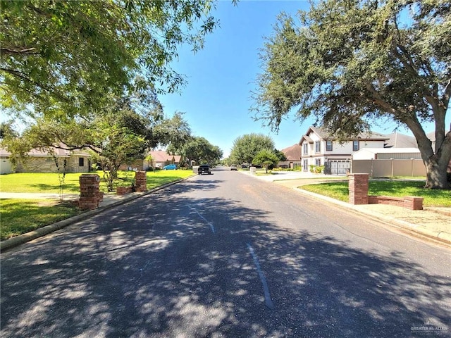 view of road