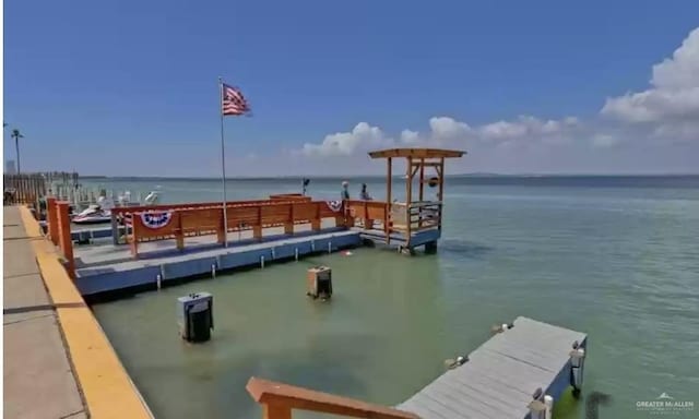 3113 Laguna Blvd Unit 219, South Padre Island, TX 78597 - dock featuring a water view