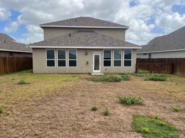 14405 Chalk Ridge Dr, Mcallen, TX 78504 - rear view of property with a fenced backyard and stucco siding