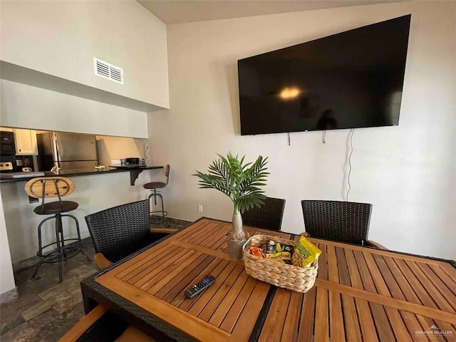 117B E Mezquite St, South Padre Island, TX 78597 - dining area with an office area