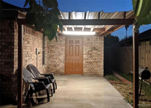 view of patio