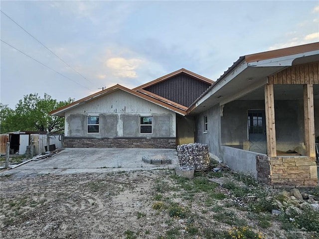 view of property exterior