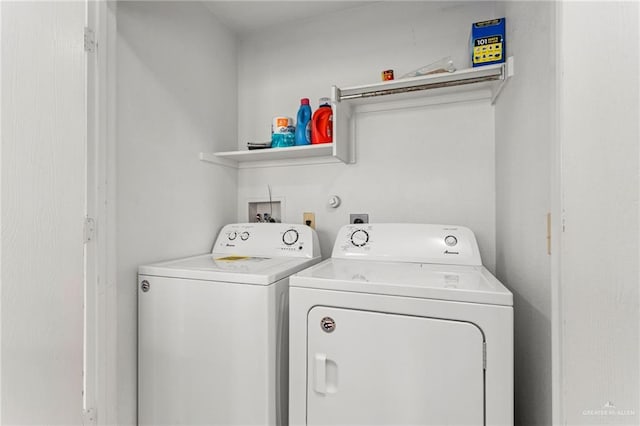 6009 Midcrown Dr, San Antonio, TX 78218 - washroom with separate washer and dryer