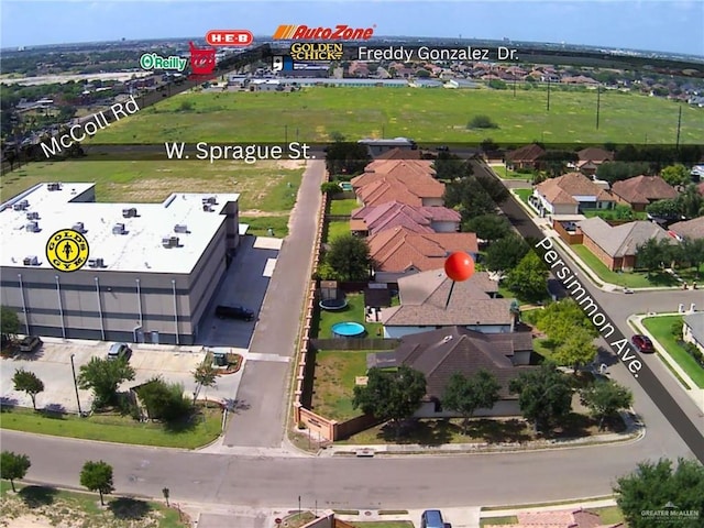 612 Persimmon Ave, Edinburg, TX 78539 - drone / aerial view