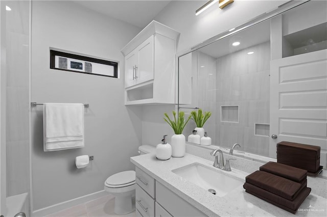 3700 E Diamond Head Ave Lot 19, Alton, TX 78573 - full bath with vanity, toilet, a shower, and baseboards
