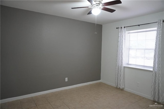 2405 Sundrop Ave, Mission, TX 78574 - empty room featuring ceiling fan and baseboards