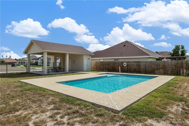 2803 Thompson St, Mission, TX 78573 - view of pool featuring a patio area