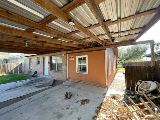 exterior space featuring a patio