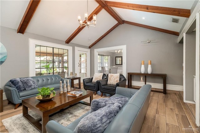 2105 Nightingale Ave W, Mcallen, TX 78504 - living room featuring a chandelier, light wood-type flooring, baseboards, and recessed lighting