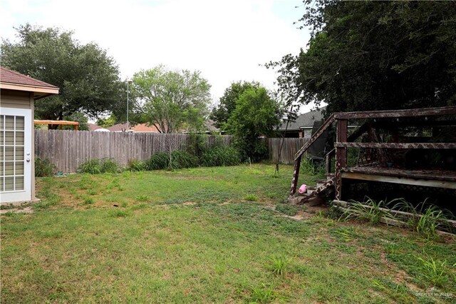 1811 Crown Pointe Blvd, Mission, TX 78572 - view of yard with a fenced backyard