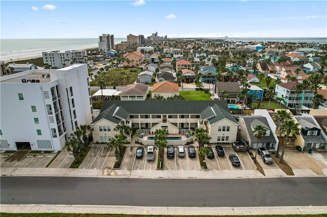129 E Lantana St Unit 3, South Padre Island, TX 78597 - birds eye view of property featuring a water view