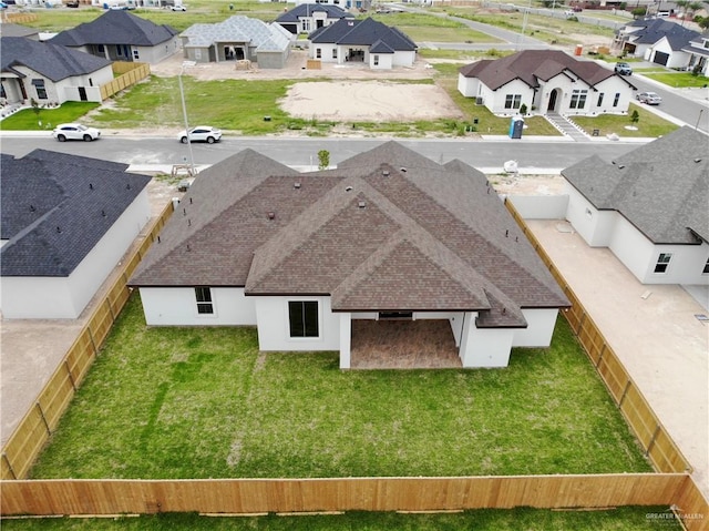 birds eye view of property featuring a residential view