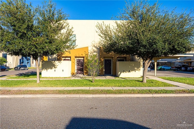 view of adobe home