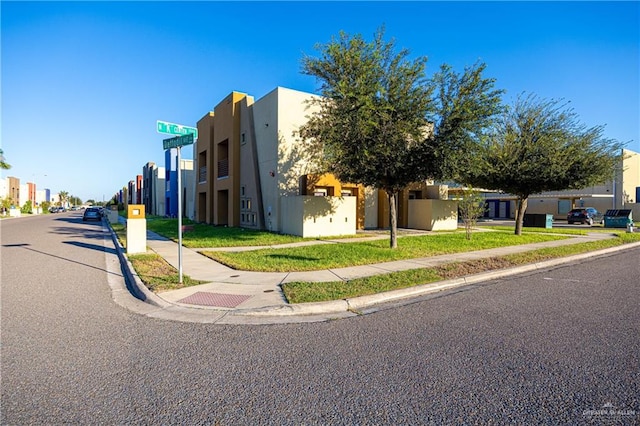 view of pueblo-style home