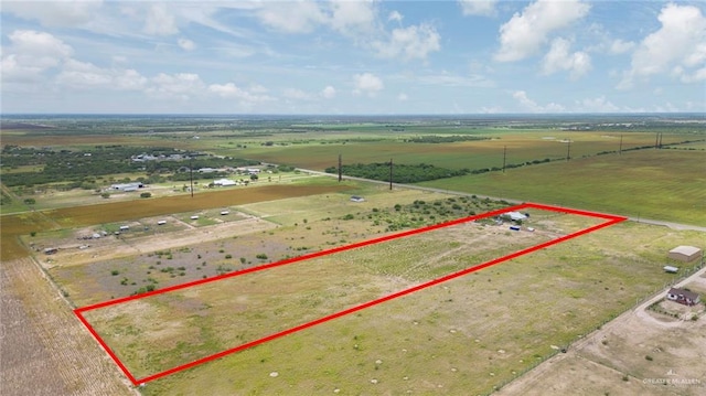 25662 N Fm 681, Edinburg, TX 78541 - view of rural area with property parcel outlined