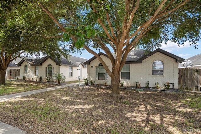 view of ranch-style home