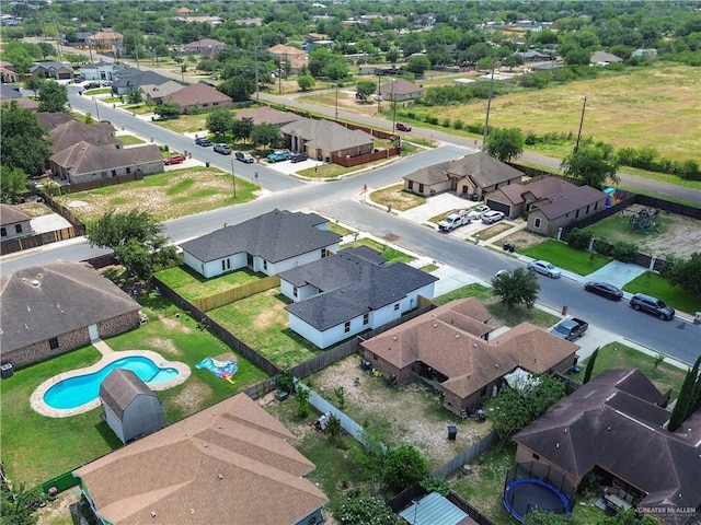 1506 N Rockport St, Alton, TX 78573 - aerial view of residential area featuring a pool